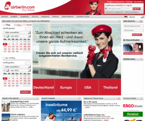 dba-vorteilswelt.com: airberlin.com - Your Airline. Flug online buchen
