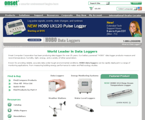 hobohenry.com: Data Loggers: World Leader in Data Logger Solutions – Onset
HOBO data loggers monitor and measure energy, temperature, and more. View Onset's entire suite of products featuring data loggers and weather stations.