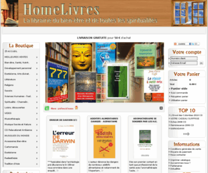 homelivres.com: Accueil - HomeLivres, la librairie du bien-être et de toutes les spiritualités
HomeLivres, la librairie du bien-être et de toutes les spiritualités