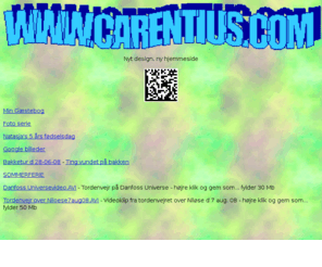carentius.com: Familiens Carentius hjemmeside
