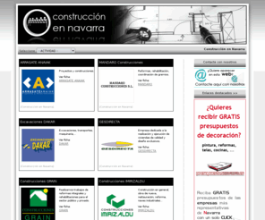 construccionennavarra.com: Construcción en Navarra | Callejero de Navarra
Empresas de Construcción en Navarra. Construcción en Navarra. El Callejero de Navarra, guías de empresas de Navarra.