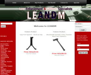 leandm.com: LE & M Distributors - Home - 5.11 TACTICAL, AIMPOINT, ARMS, BLACKHAWK, BLUE ...
Suppliers to the Police, Military and Government sectors.