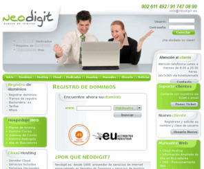 neodigit.com: Hosting, Alojamiento Web y hospedaje. Servidor virtual
Hosting, alojamiento paginas web. Servidor virtual. Hospedaje web en internet con panel de control