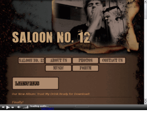 saloonno12.com: Saloon No. 12 - Saloon No. 12
Saloon No. 12, Rock, Blues, Music, Band, Tracy Buys, Nick Reiter, Aaron Levy, Dyllan McCollum, Rubber side down, Hollywood Bartender Girl