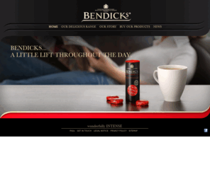 bendicks.com: Bendicks – Wonderfully intense. www.bendicks.co.uk
Welcome to Bendicks and our delicious range of finest mints and chocolates like Bendicks Bittermints, Mint Collection and Tube Bitters.