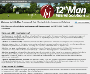 12thmaninterim.co.uk: 12th Man Interim. Interim Management Solutions
Interim Management Solutions by 12th Man Interim.