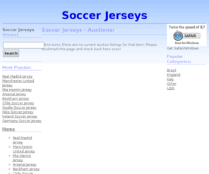 soccer-jerseys.net: Soccer Jerseys
 auctions and more
