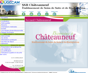 ssr-chateauneuf.com: SSR Châteauneuf - Etablissement de Soins de Suite et de Réadaptation - Aquitaine Gironde 33 Léognan
SSR Chateauneuf - Etablissement de Soins de Suite et de Réadaptation