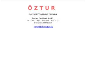 oztur.com: Oztur Ltd.
Ana Sayfa