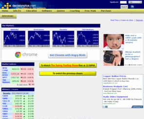 decisionplus.net: decisionplus.com
DECISION-PLUS. Période d'essai gratuite, cotes, graphiques, nouvelles, groupe de discussion, recherche.