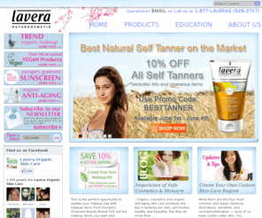 lavereskincare.com: Organic cosmetics & mineral makeup, natural skin care & sunscreen products | Lavera
Lavera is one of the leading manufacturers of all natural and organic cosmetics, mineral makeup, skin care, hair care, self tanners, sunscreen and anti-aging products. Committed to safe cosmetics since 1987.