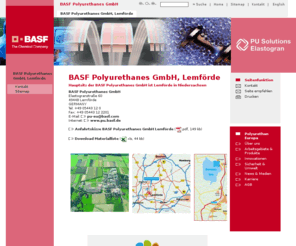 elastogran-gmbh.info: BASF Polyurethanes GmbH, Lemförde : BASF Polyurethanes
Hauptsitz der BASF Polyurethanes Europe ist Lemförde in Niedersachsen