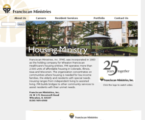 fm-inc.org: Franciscan Ministries
Wheaton Franciscan Healthcare, is a Catholic health care and housing organization with more than 100 health and shelter service organizations in Colorado, Illinois, Iowa and Wisconsin. We are committed to living out the healing ministry of Jesus and to human and community development in the many communities we serve.