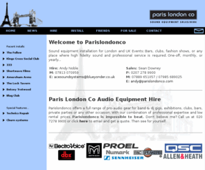 parislondonco.com: Professional Audio Equipment Sales, Hire & Installation - parislondonco.com
Professional & DJ Audio Equipment Sales, Hire, and Installation, UK