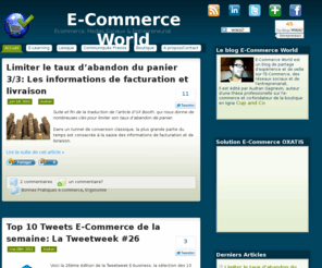 socialmedia-world.com: E-Commerce World : Blog Ecommerce , Entrepreneur et Medias Sociaux
Blog E-Commerce, Entreprenariat et Media Sociaux: conseils, partage et veille pour e-commerçants.