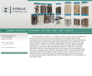 zodcat.com: Zodiac Enterprises, LLC | Texas Precious Metals Refining | Catalyst Refining
Zodiac Enterprises is the leader when it comes to Texas Precious Metals Refining and Platinum Recovery.  Give us a call today and let us get to work for you.