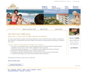 destinationclubritzcarlton.net: Marriott Vacation Club - Home
Explore Marriott timeshare, see how it works, and view timeshare specials from Marriott Vacation Club. Choose exciting vacation destinations, 50 timeshare resorts in 7 countries.