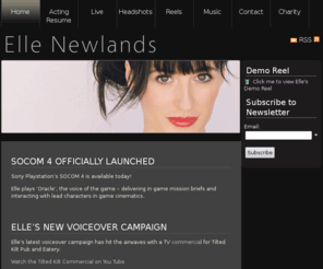 pamelanewlands.com: Elle -
Elle Newlands
This is Elle Newlands' home page where you can find links to music, video, and photos of Elle