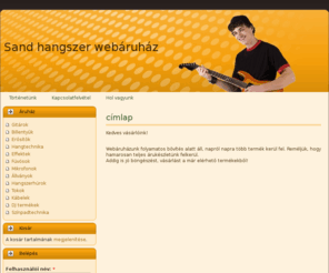 sandhangszer.com: Sand hangszer webáruház |
