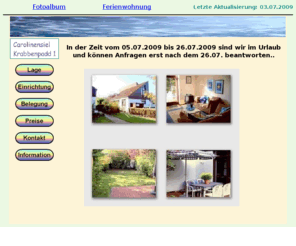 xn--diekste-q2a.net: - Ferienhaus Carolinensiel Krabbenpadd 1 - Kontakt: rappos@web.de - Tel: 02501/ 989758 -
Ferienwohnung