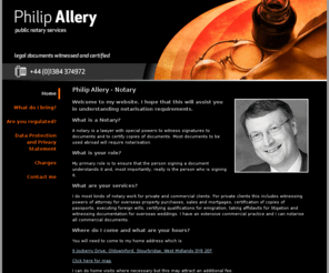 allerynotary.com: West Midlands Notary Services - Legal Document Witnessing and Certification by Philip Allery
Allery Notary - Notarisation of legal documents in the West Midlands. Legalisation and witnessing of important documents.