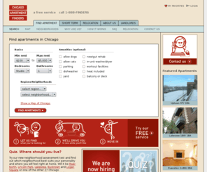 cafinders.com: Chicago Apartment Finders - Search Apartment Rentals
Search for your Chicago IL rental apartment