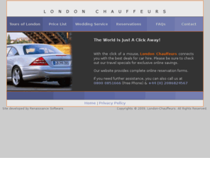 london-chauffeurs.net: London Chauffeurs -A Part of Airport Cars Direct Limited
London-Chauffeurs; Best deals in car hire service. Visit London in your very own Executive Class Car with driver, straight from Airport.