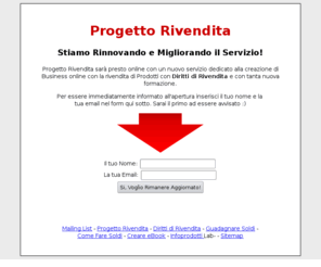 progettorivendita.com: [$] Progetto Rivendita: Crea il Tuo Business con gli InfoProdotti
Compro Oro Siena - Ecco come puoi vendere il tuo oro in modo facile, veloce e senza muoverti da casa grazie a questa nuova iniziativa disponibile solo su siena e provincia.