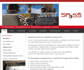 sposs.cz: SPoSŠ | úvodní strana, aktuality
SPoSŠ Česká Lípa v.o.s. - ...komfort soukromé školy - denní i dálkové studium, pomaturitní jazykové kurzy, rekvalifikační kurzy, projekty ESF...