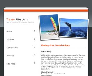 travel-rite.com: Travel Rite
Travel Rite free travel information. Find free travel guides for your particular destination.