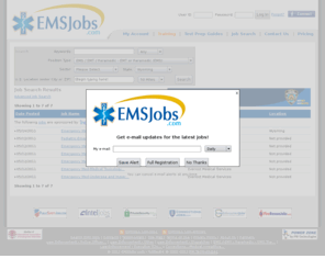 wyemsjobs.com: Jobs | EMS Jobs
 Jobs. Jobs  in the emergency medical services (EMS) industry. Post your resume and apply for EMS jobs online. Employers search resumes of job seekers in the emergency medical services (EMS) industry.