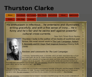 thurstonclarke.com: Thurston Clarke
home page of author site, travel and modern history