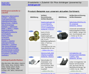 pkw-anhaenger-teile.de: Ersatzteile & Zubehör für Pkw-Anhänger (Anhängerteile   Anhängerzubehör)
Katalog für Pkw-Anhänger Ersatzteile & Zubehör (Anhängerteile, Anhängerzubehör, Anhängerersatzteile)