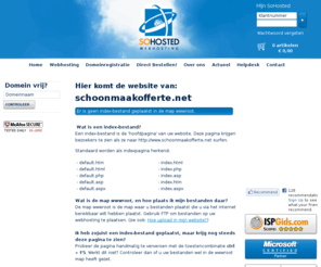 schoonmaakofferte.net: Webhosting Domeinregistraties SoHosted
Deze domeinnaam is geregistreerd door een klant van SoHosted, vanaf  1,50 snel, betrouwbaar en eenvoudig online.