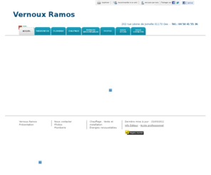 vernoux-ramos-chauffage-gex.com: Plomberie - Vernoux Ramos à Gex
Vernoux Ramos - Plomberie situé à Gex vous accueille sur son site à Gex