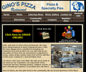 ginosofwh.com: www.GinosofWH.com - Ginos Pizzeria - West Hempstead - Pizza - Pizzeria - Pizzeria - Catering - Heros - Pasta - Salads - Garden City - Franklin Square - Malverne - heroes - ginos pizza - dinners - pizza parlor
www.GinosofWH.com - Ginos Pizzeria - West Hempstead - Pizza - Pizzeria - Pizzeria - Catering - Heros - Pasta - Salads - Garden City - Franklin Square - Malverne - heroes - ginos pizza - dinners - pizza parlor