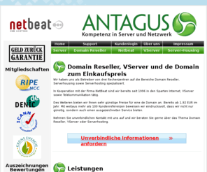 servertec.net: Domain Reseller, VServer und de Domain zum Einkaufspreis
Domain Reseller werden und de Domains sowie VServer zum Einkaufspreis erhalten. Fordern Sie ein unverbindliches Angebot an.