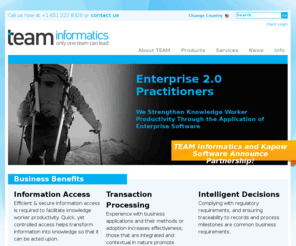 teaminformatics.com: Home Page
Public home page for TEAM Informatics, Inc.