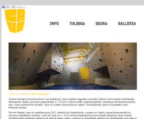 tornionkiipeily.net: TornionKiipeily
Cave, TornionKiipeily, Tornioravat, Kiipiely, Tornio, Bouldering