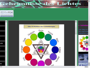 chromo-farblichttherapie.de: Geheimnisse des Lichtes - Dinshah-Farblichttherapie
Ohne Licht gibt es kein Leben und ohne Farben kein gesundes Gleichgewicht. Dies war schon dem Gelehrten Plinius (23-79 n.Chr.) bekannt. Dinsha hat es belegt (1873-1963). Ihre Marianne Langenbach