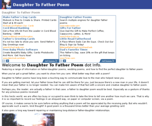 daughtertofatherpoem.info: Daughter To Father Poem | Father To Daughter Poem | Daughter To Father Wedding Poem
