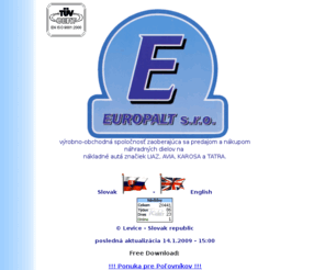 europalt.com: EUROPALT s.r.o.
