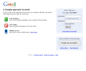 eye-on-style.com: Gmail: Email from Google
7+ GB of storage, less spam, and mobile access. Gmail is email that's intuitive, efficient, and useful. And maybe even fun.