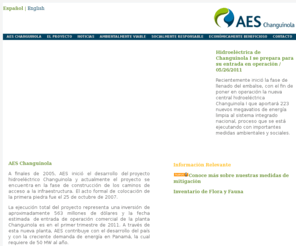 aeschanguinola.com: AES Changuinola
AES Changuinola (CHAN 75) es un proyecto hidroeléctrico en construcción que generará energía limpia para cubrir la demanda energética de Panamá