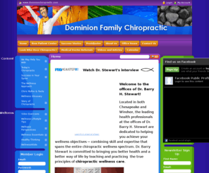 dominionchiropractic.com: The Offices Of Dr. Barry H. Stewart - Chiropractor In Chesapeake And Windsor, VA, USA :: Home
the offices of Dr. Barry H. Stewart - Chiropractic Care in Chesapeake and Windsor, VA    Watch Dr. Stewart's interview
 
  
   
     
      
   
   
     Launch in external player 
   
 
 
 
 
 
 
 
 
 
 
 
 
 
 
 
 
 
 
 
 
 Welcome to the offices of Dr. Barry H. Stewart!
 
 Located in both Chesapeake and Windsor, the leading health...