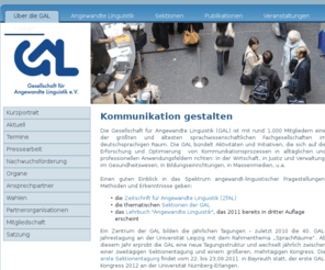 gal-ev.de: GAL e.V. - Startseite
Homepage der Gesellschaft für Angewandte Linguistik GAL e.V.