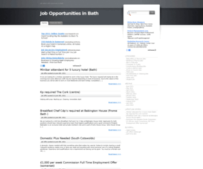 opportunities-job.info: Job Opportunities in Bath
Best jobs offers, vacancies, work in Bath and areas. Find full time and part time jobs in Bath.