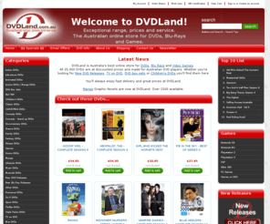 sunburntiger.com: DVDs Online | Buy DVDs, Movies & TV Shows - DVD Land
Australia's premier destination for all of the latest DVDs & Blu Rays including movies, TV shows, box sets & more. Flat rate shipping.