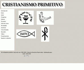 cristianismo-primitivo.com: CRISTIANISMO PRIMITIVO
