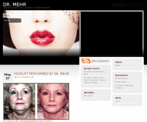 drseanmehr.com: Dermatologist and Cosmetic Surgeon Expert Dr. Mehr
